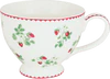 Teetasse Greengate Berry white Porzellan 300ml floral