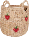 Aufbewahrungskorb Set Greengate Naturfaser Erdbeer-Motiv