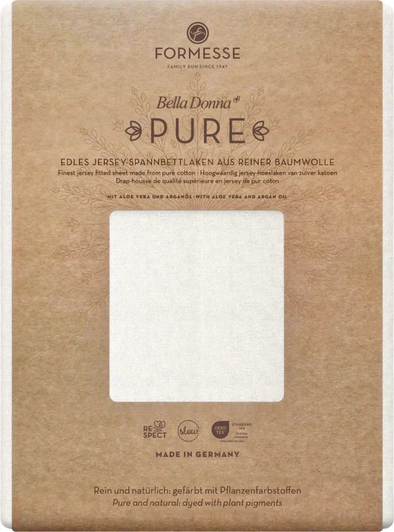 Spannbettlaken Formesse Bella Donna Pure 100% Baumwolle