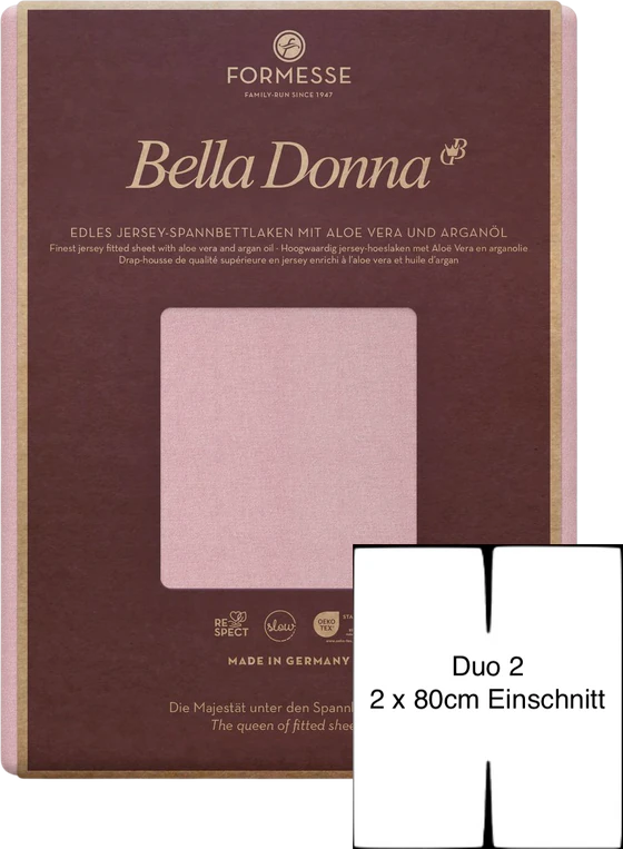 Spannbettlaken Formesse Bella Donna Duo 2 – Luxuriös & Formstabil
