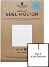 Matratzenschoner Formesse Bella Donna Edel-Molton Duo1 Weiß