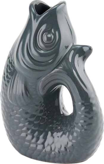 Dekovase Fischform Grau 0,2L – GIFTCOMPANY Monsieur Carafon