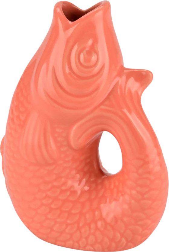Dekovase Fischform XS Salmon 0,2L Steingut GIFTCOMPANY