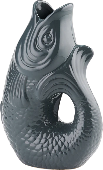 Dekorative Vase Fisch Grau 1,2L GIFTCOMPANY – Originelles Design
