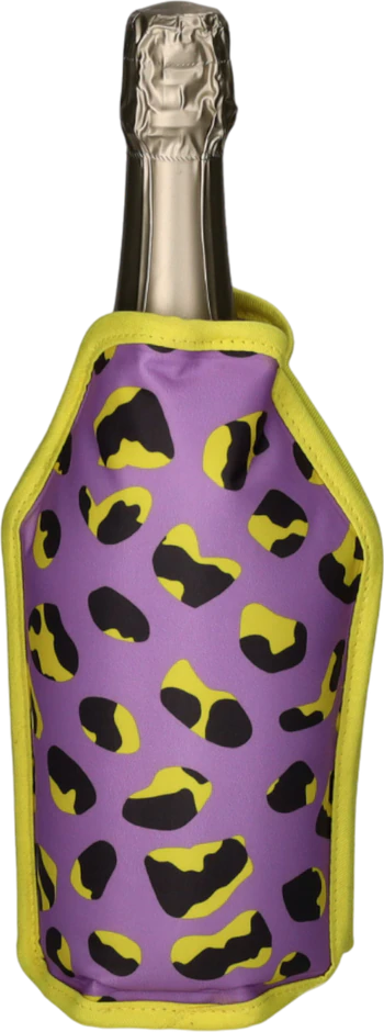Kühlmanschette Leomuster lila/schwarz/gelb – GIFTCOMPANY Froid