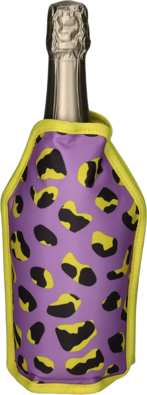 Kühlmanschette Leomuster lila/schwarz/gelb – GIFTCOMPANY Froid