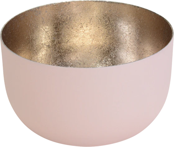 Windlicht aus Metall Madras S blush/gold von GIFTCOMPANY