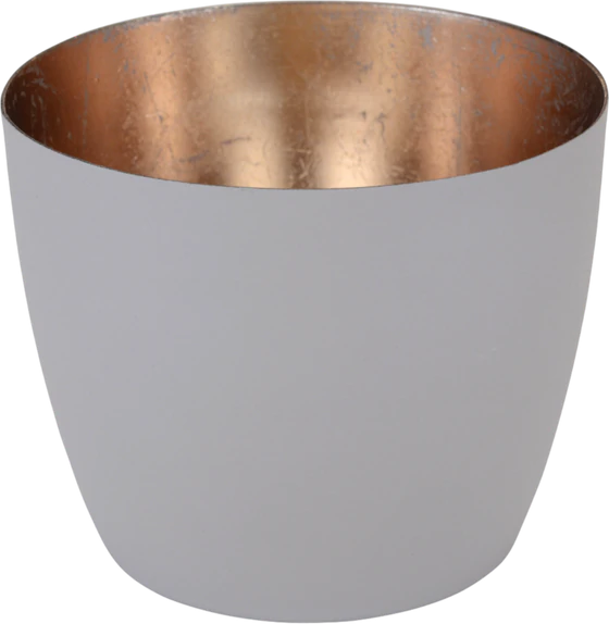 Windlicht Metall GIFTCOMPANY Madras M Sandstein/Gold