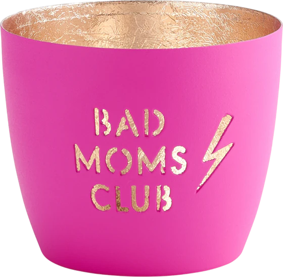 Windlicht Eisen GIFTCOMPANY Madras M Bad Moms Club Neon Purple