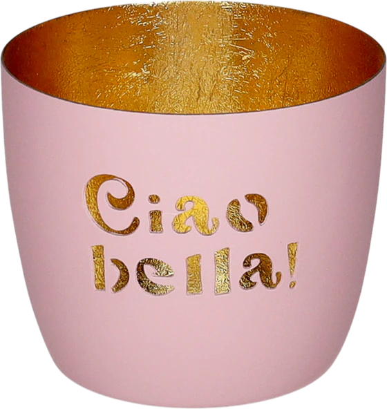 Windlicht Eisen Ciao bella rosa/gold – GIFTCOMPANY Madras