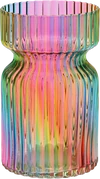 Dekorative Glasvase GIFTCOMPANY Jacquard Wave irisierend