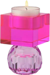 Teelichthalter Kristallglas Sari Helllila Pink – GIFTCOMPANY