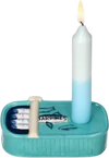 Kerzenhalter Dolomit blau - GIFTCOMPANY Mignon Sardinendose