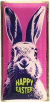 Dekorativer Glasteller GIFTCOMPANY Hase Happy Easter Pink