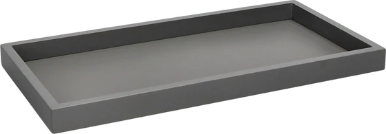 Rechteckiges Serviertablett Neo 30x15 Grau/Dunkelgrau – Modernes Design von GIFTCOMPANY