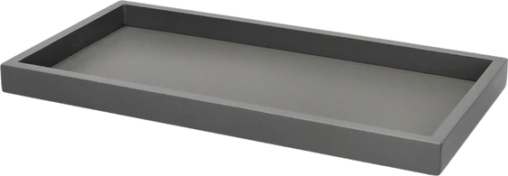 Rechteckiges Serviertablett Neo 30x15 Grau/Dunkelgrau – Modernes Design von GIFTCOMPANY