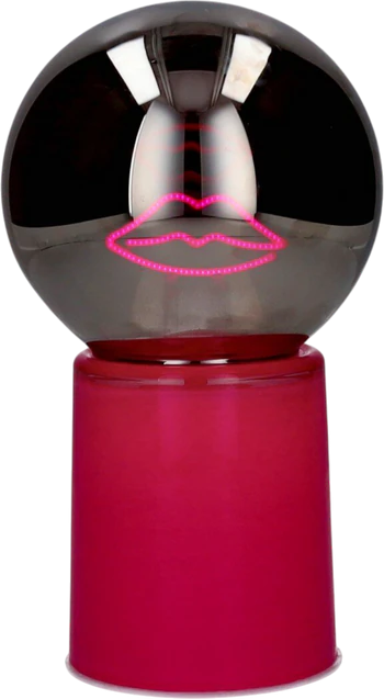 LED-Dekoleuchte Kugel Glowmance pink Lippen – GIFTCOMPANY