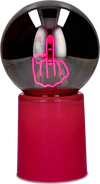 LED-Dekoleuchte Kugel GIFTCOMPANY Glowmance pink Mittelfinger