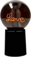 LED-Dekoleuchte Kugel Love schwarz GIFTCOMPANY – Neon-Optik