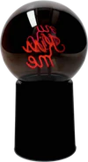 LED-Leuchtkugel Glowmance Schwarz – Neonlicht Kiss me von GIFTCOMPANY