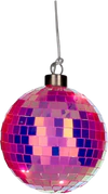 LED-Dekorationskugel GIFTCOMPANY Disco Neon Pink 10cm Glanz