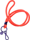 Schlüsselband mit Karabiner GIFTCOMPANY – Neo Lanyard orange/lila