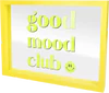 Glasbild MDF-Rahmen Gelb Good Mood Club – GIFTCOMPANY