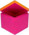 Aufbewahrungsbox MDF Neo S neon pink/orange – GIFTCOMPANY
