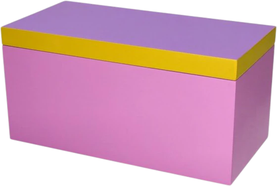 Aufbewahrungsbox MDF Neo M Lila Gelb Rosa – GIFTCOMPANY