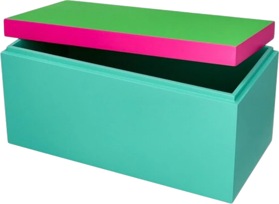 Aufbewahrungsbox MDF Neo M 3-farbig – GIFTCOMPANY Neon Design
