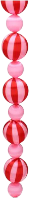 Girlande GIFTCOMPANY Chinois Rosa Rot 180cm Wiederverwendbar