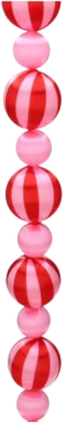 Girlande GIFTCOMPANY Chinois Rosa Rot 180cm Wiederverwendbar