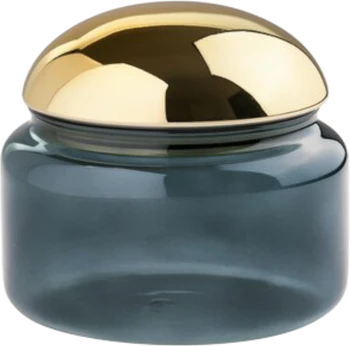 Vorratsdose Borosilikatglas L Blau/Gold – GIFTCOMPANY Voile
