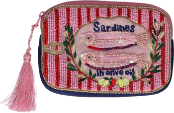 Kosmetiktasche Elodie S Rosa Sardines – Baumwolle von GIFTCOMPANY