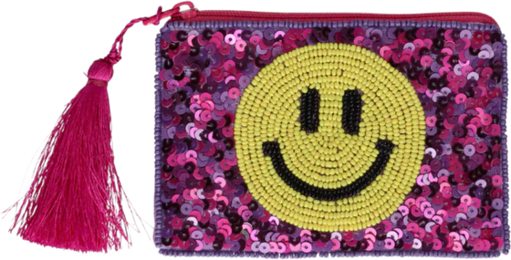 Kosmetiktasche XS Smile bunt – GIFTCOMPANY Elodie Baumwolle