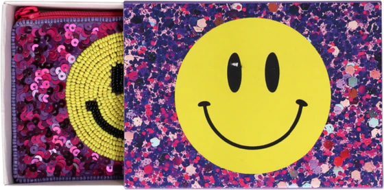 Kosmetiktasche XS Smile bunt – GIFTCOMPANY Elodie Baumwolle