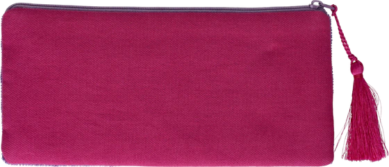 Kosmetiktasche L Baumwolle Pink/Lila - GIFTCOMPANY Elodie