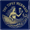 Untersetzer Terracotta Blau GIFTCOMPANY Love Tiles Mermaid