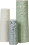 Keramikvasen-Set Dottir Nordic Design Ocean View Unikate