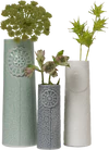 Keramikvasen-Set Dottir Nordic Design Ocean View Unikate