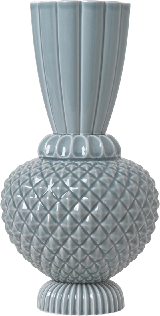 Design-Vase Dottir Nordic Samusrium Blau/Grau Unikat Keramik