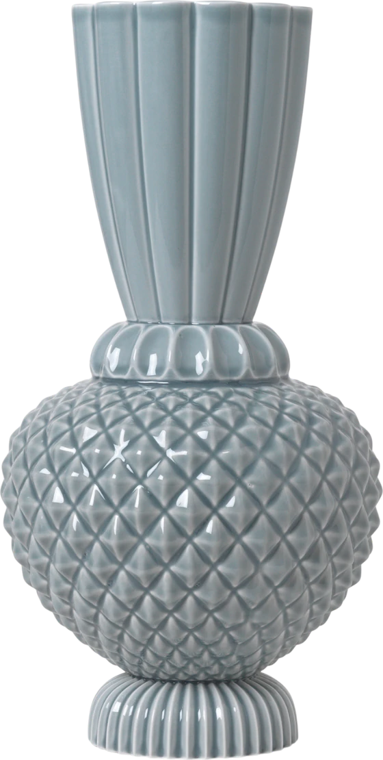 Design-Vase Dottir Nordic Samusrium Blau/Grau Unikat Keramik
