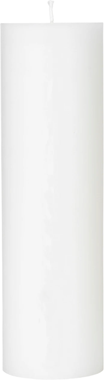 Stabkerze Dottir Nordic Design 6x20 cm Weiß – Lange Brenndauer