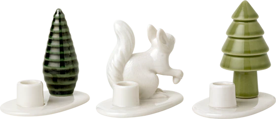 Dekorative Keramikfigur Dottir Winter Stories Eichhörnchen