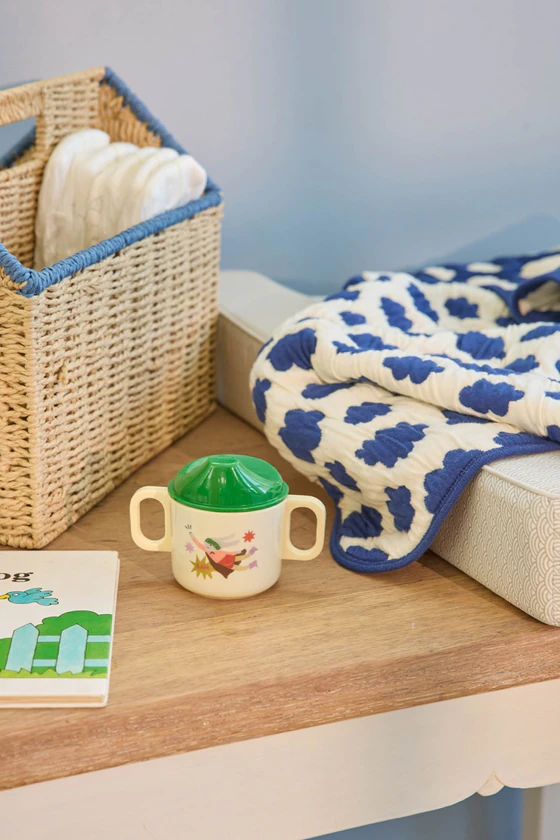 Trinklernbecher für Babys 250ml Grün Rice by Rice Hero Print