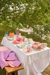 Steppdecke Rice by Rice Flower Lila Orange Baumwolle