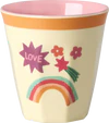 Kinderbecher-Set Melamin Rice by Rice Hero Print Grün 6er-Pack