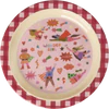 Kinderteller Melamin Rosa Rice by Rice – Superhelden-Design