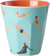 Melamin-Trinkbecher Retro Swimster 250 ml Rice by Rice BPA-frei