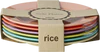 Runde Melamin-Teller 6er-Set Glory Days – Bruchsicher Rice